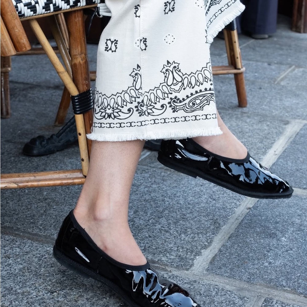 Ilio Smeraldo x Maria de la Orden 2 Black Patent Leather Loafers 39